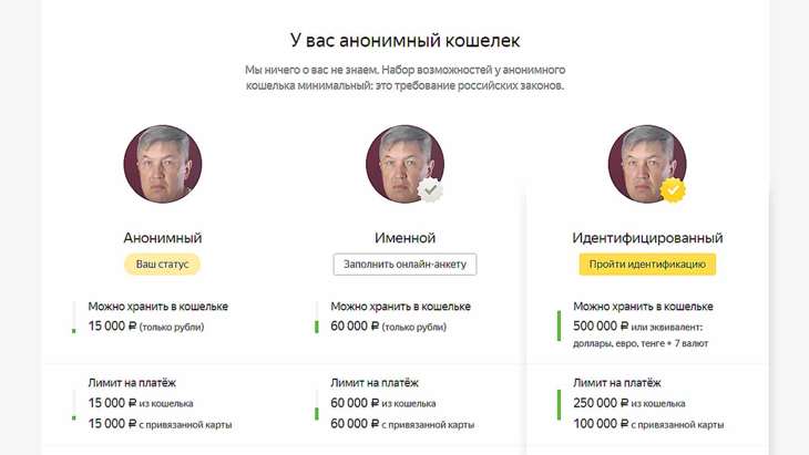 Станица перехода к идентификации