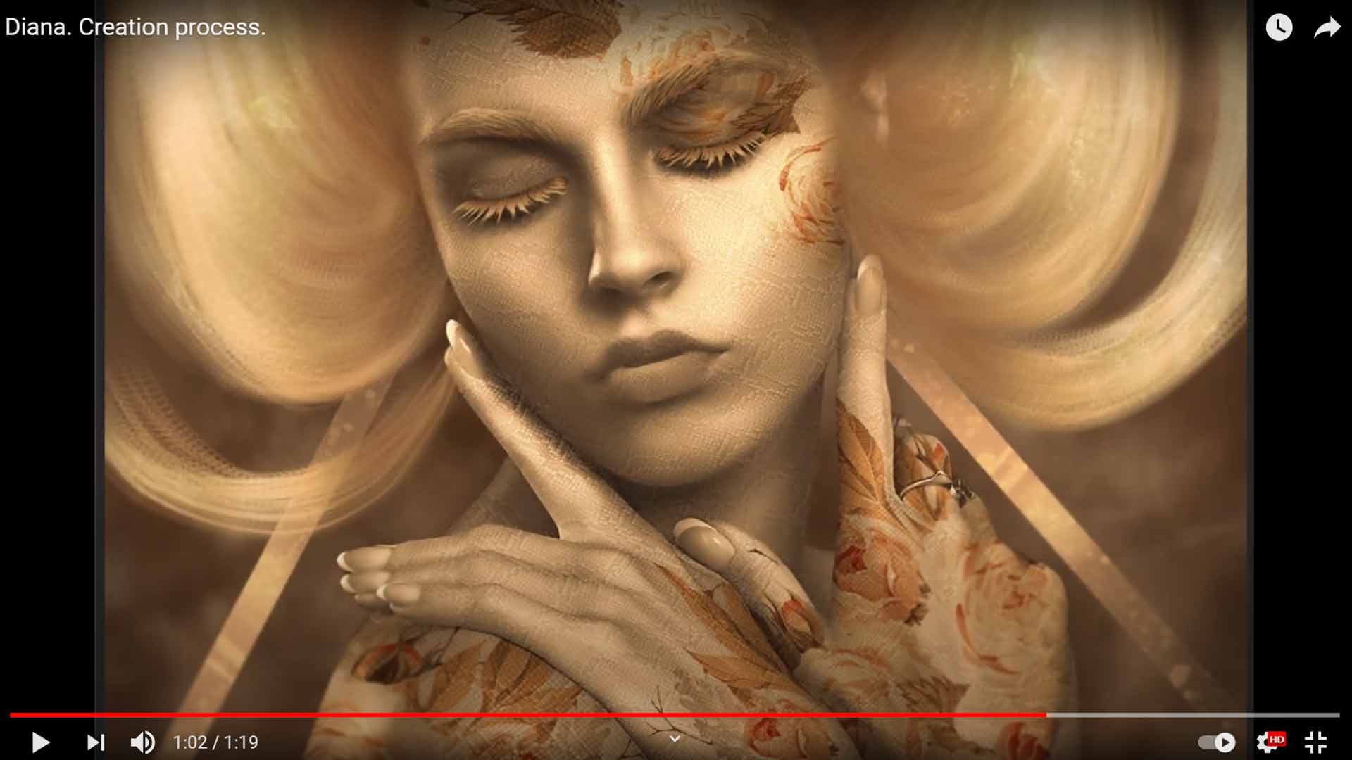 Скриншот из видео Геллы Вишнёвой